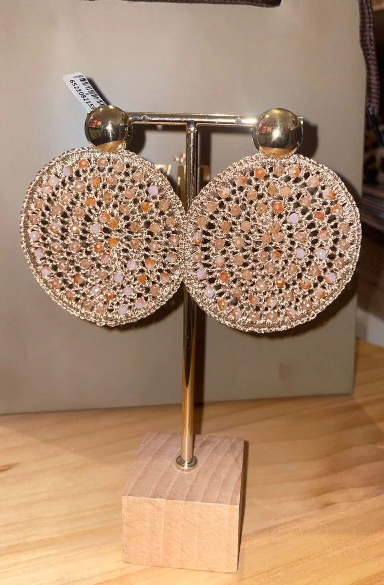 Boucles Créoles Rosées
